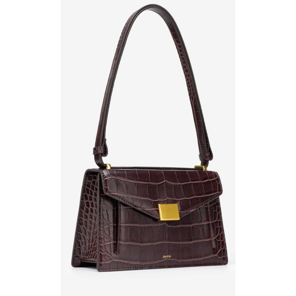 Lilian Bag - Brown Croc
